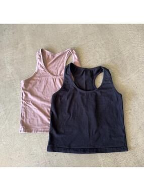 ASOS / Racerback Tank Top Set (2 Pack) / Brown & Black